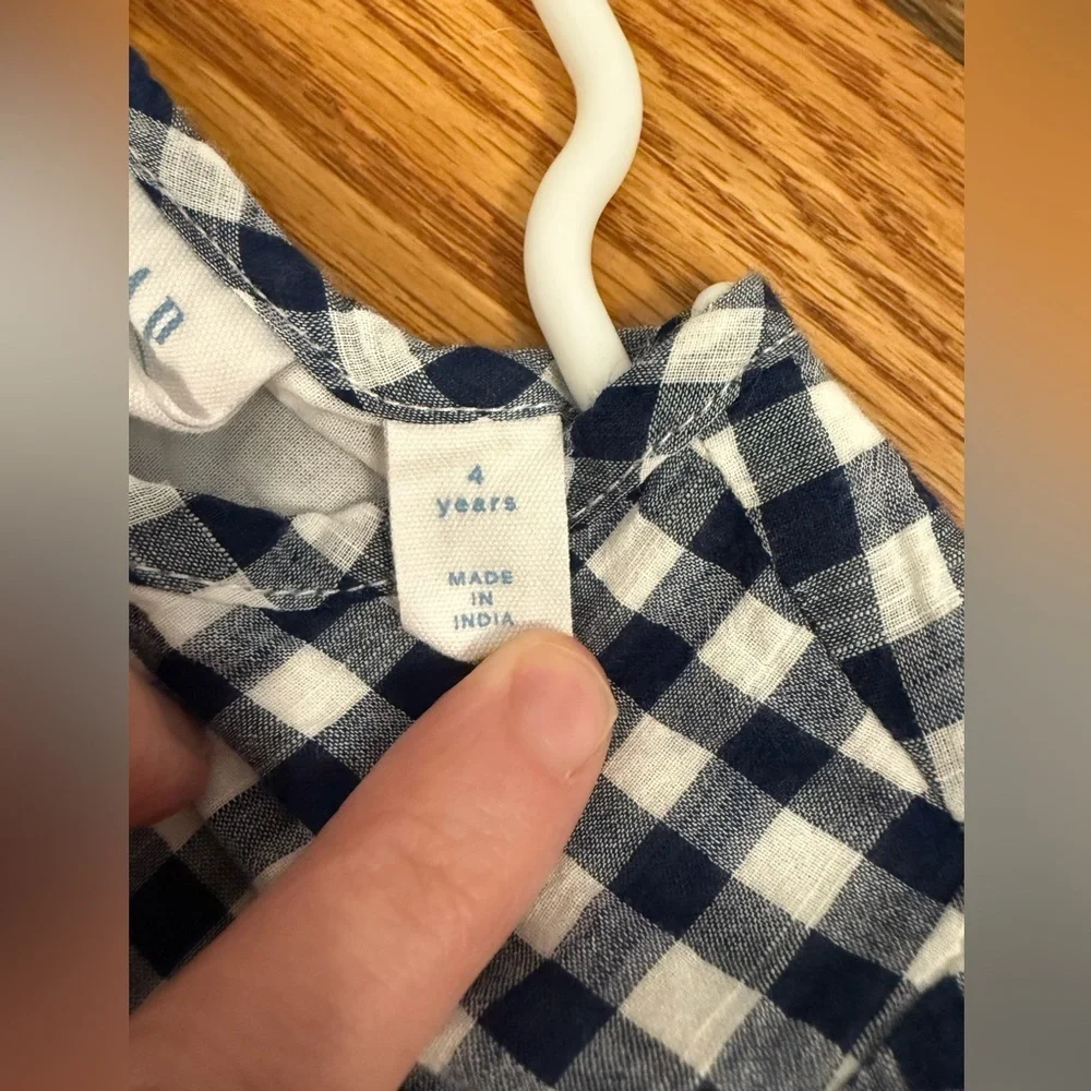 Sarah Jessica Parker for Gap kids Gingham Dress Size 4